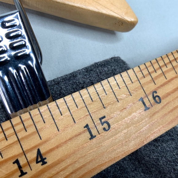 American Eagle Wm. Gray A-Line Wool Blend Skirt with Drawstring Pockets Size 10 - Picture 4 of 5